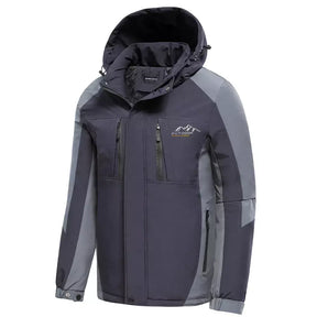 Veste imperméable à capuche pour hommes