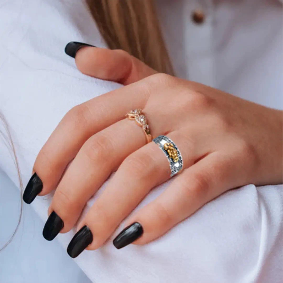 Bague Feng Shui originale de richesse et de prospérité - Achetez 01, obtenez 02 + Cadeau gratuit